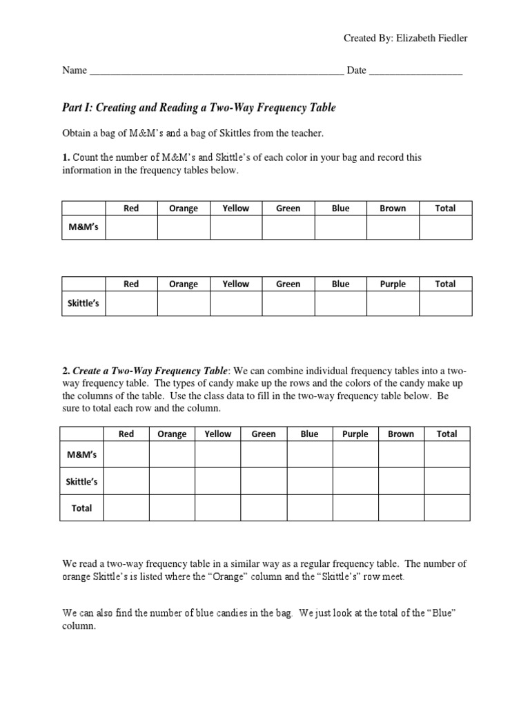 probability examples worksheet