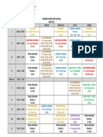 Horario Primer Semestre 2013