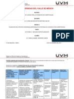 Formato para Planeación de competencias. Parte B actividad 3.1