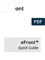 eFront Quick Guide