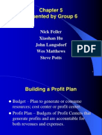Chapter 5 - Building Profit Plan