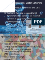 Application of Nanofiltration