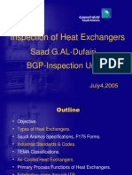 Heat Exchanger Inspection