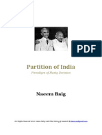 Partition of India-Paradigm of Hasty Decision