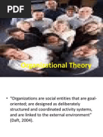 Organization Theory