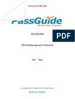 Risk Management (RMP) PMI Sample Questions