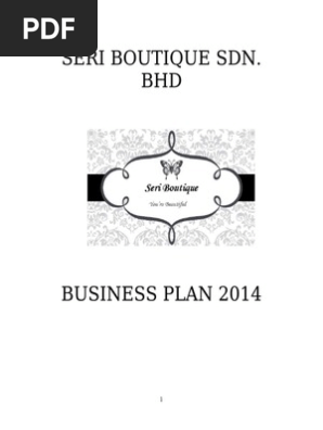 Business Plan for Clothing shop