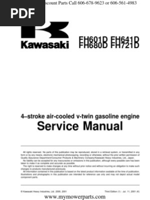 Fh601d Fh641d Fh680d Fh721d Kawasaki Service Repair Manual 