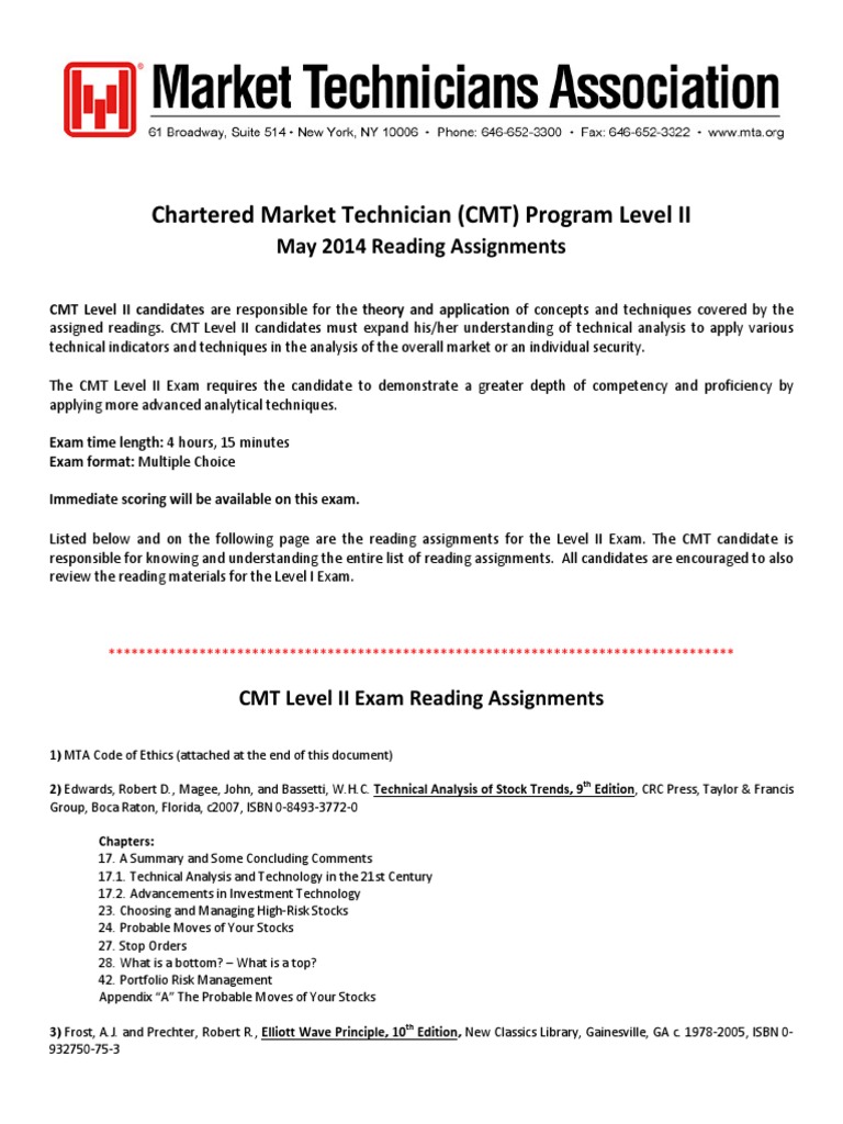 2014may cmt2 | PDF | Technical Analysis | Financial Markets