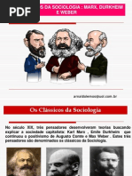 Os Classicos Da Sociologia Marxx