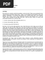 ESTUDO DA EPÍSTOLA DE TIAGO