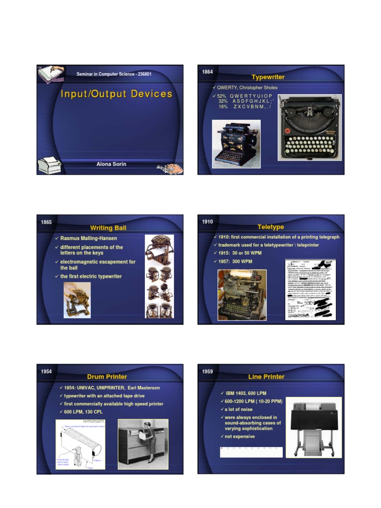 6 Input Output Devices | Printer (Computing) | Graphic Design