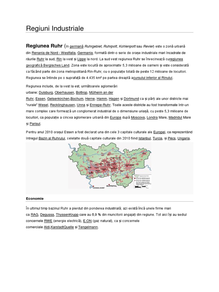 Regiuni Industriale