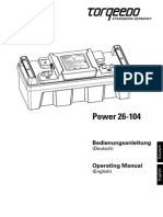 Power 26-104 Deutsch Englisch New