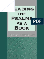 (Roger Norman Whybray) Reading The Psalms As A Boo