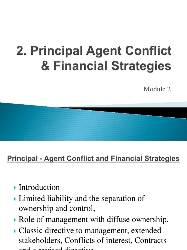 Agency Costs in Corporate Governance | PDF | Financial Markets | Stocks