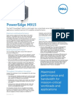 Dell PowerEdge M915 Spec Sheet