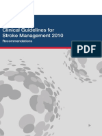 Clinical Guidelines Acute Management Recommendations 2010