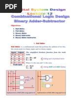 Lecture 12 Binary Adder-Subtractor