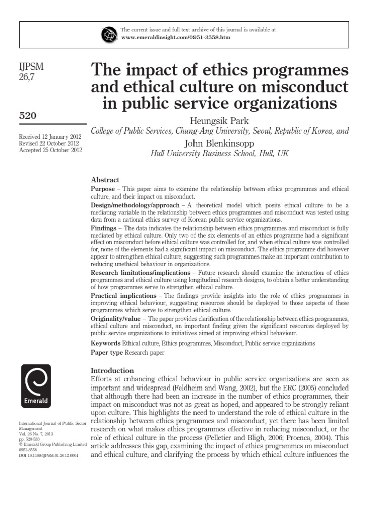 Business Ethics Research Paper PDF Correlation And Dependence