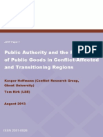 Hoffmann and Kirk - Public Authority and the Provision of Public Goods in COnflict Affected and Transitioning Regions