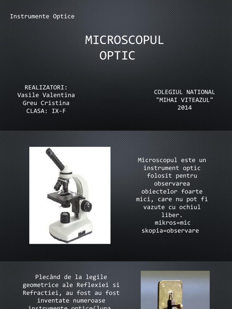 murder rescue Country of Citizenship Microscopul Optic - Fizica. PowerPoint. | PDF