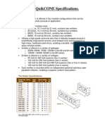 QuikCONE Spec Sheet