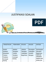 Justifikasi Soalan