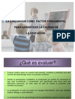 Presentación de Instrumentos de Evaluación