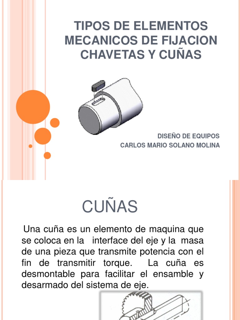 Tipos de Elementos Mecanicos de Fijacion Acero Eje