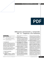 Diferencias permanentes y temporales NIC 12 - Impuesto a las ganancias.pdf