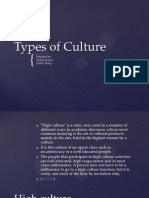 Types of Culture: Prepared By: Akmal Asyraf Lexley Mong