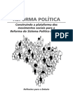 Cartilha Reforma Política Movimentos Sociais PDF