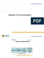 Models of Communication: Amity Business School