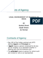 Agency Indian Contract Act 1872