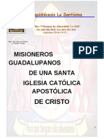 Leyes Canonicas de Los Misioneros Guadalupanos