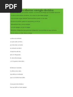 Frases Para Ahorrar Energia Electrica Energia Renovable