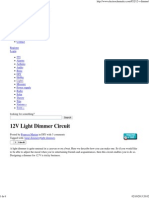 12V Light Dimmer Circuit