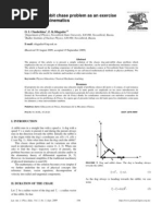 The Dog-And-Rabbit Chase Problem As An Exercise in Introductory Kinematics