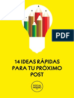 14 Ideas Rapidas Proximo Post
