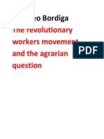 Amadeo Bordiga - The Revolutionary Workers Movement and The Agrarian Question