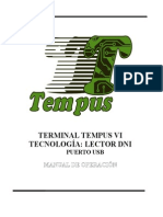 M.tecnicoOperacion - TeminalTempusVI T.dni - USB