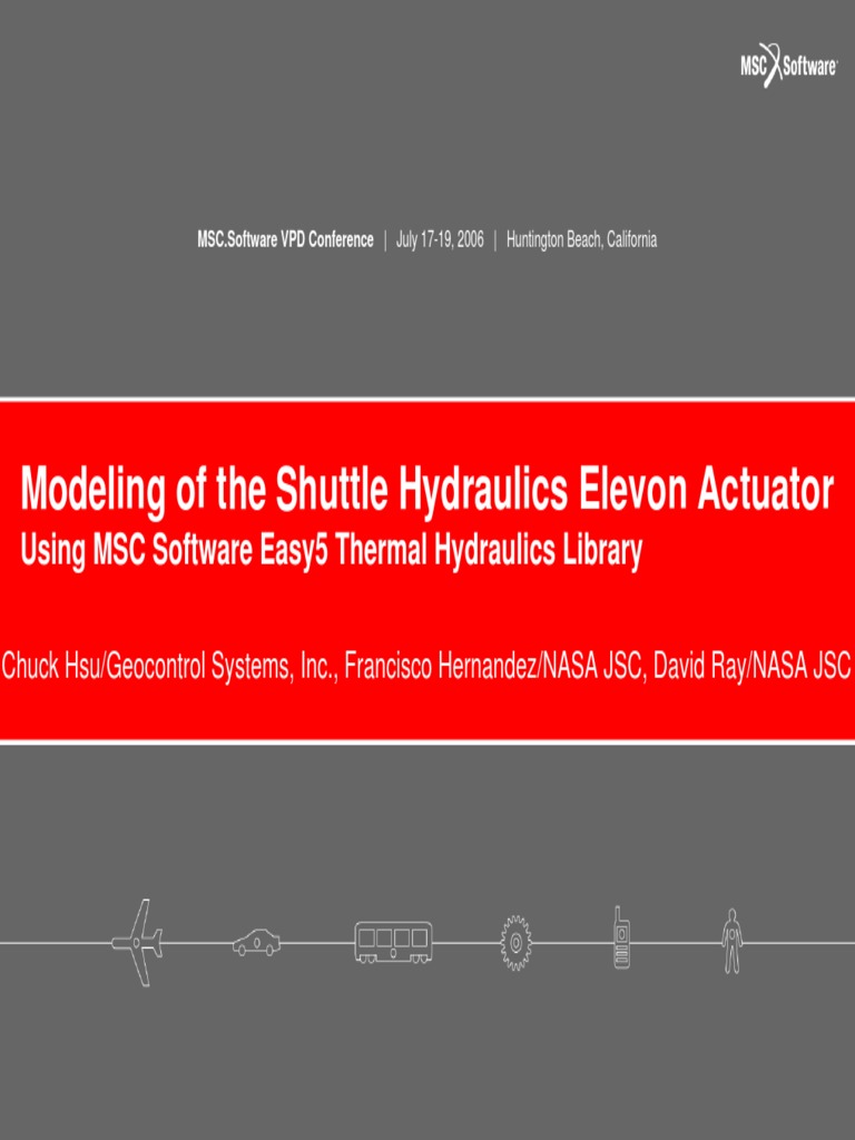 Shuttle Elevon Actuator Modeling in Easy5 | PDF | Actuator | Valve
