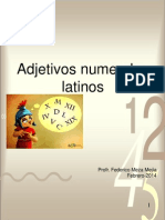 Adjetivos Numerales Latinos 4 4 FMM 2014