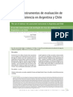 Evaluacion de Riesgos de Violencia en Argentina y Chile