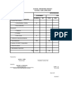 School Operating Budget-Catadman Es