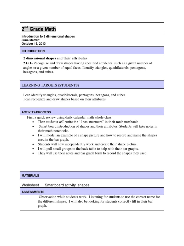 Math Observation Word Processor 2013 | PDF
