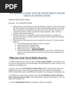Download 2014 Spring Classic Online Check in Guidelines by Dennis Blackmore SN208776742 doc pdf