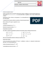 Matematica Teorico Funcao Exponencial e Logaritmica