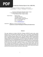 Download The Adaptive Multi-Rate Wideband Speech Codec AMR-WB by kapadiakunal23 SN20878082 doc pdf
